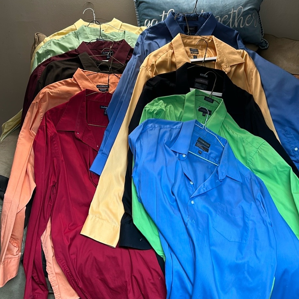 Men’s dress shirts total of 11 shirts